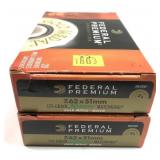 x2- Boxes of 7.62 x 51mm 175-grain Sierra