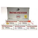 x6- Boxes of 7.62mm 147-grain FMJ Winchester