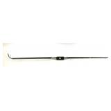 Vintage metal long bow marked 48#@28"