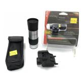 Lot: Center point Laser sight, Monocular