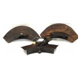 Lot, antique barrel coopers barrel wood planes