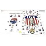 Lot: Collection of Political Buttons includes