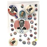 Lot: Collection of Johnson Political Buttons