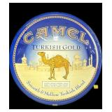 Camel light up sign, approx. 16" Diam.