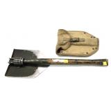 WWII Era Military Trench Shovel with cover