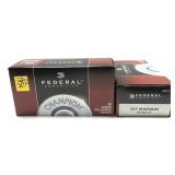 x2- Boxes of .357 Mag. 158-grain JSP Federal