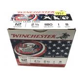 Box of 12 Ga. 2.75" No. 8 Winchester light lead