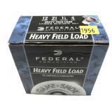 Box of 12 Ga. 2.75" No. 4 Federal field loads,