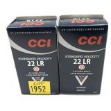 100 Rds. of CCI .22 LR LRN cartridges, 100 Rds.