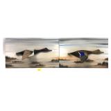 Pair of Alex Bay Mini Half Flyers, marked canvas