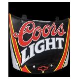 Coors Light Chevy car hood sign,