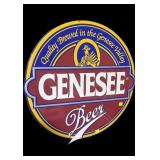 Genesee Beer tin sign, 20 1/2" Diam.