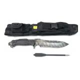 Cryoedge hunting knife with sheath