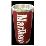 Marlboro floor ashtray, 21" H x 10" W