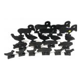 Lot, 20 assorted NRA .22 LR cast iron target