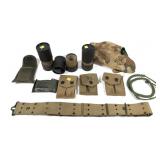 Lot: Assorted Military Web Gear with Case Field