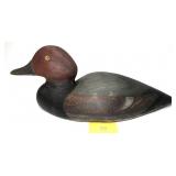 Stevens Drake Red Head Humpback carved wooden