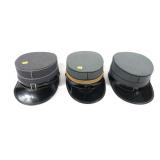 Lot: 3-Swiss Kepi