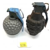 Lot: 2 Dummy Grenades