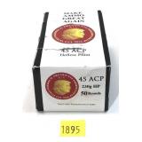 Box of .45 ACP. 230-grain HP "Make Ammo Great