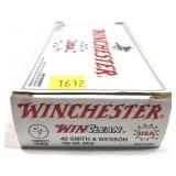 Box of .40 S&W 180-grain BEB Winchester