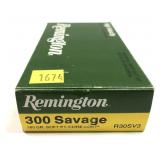 Box of .300 Savage 180-grain SP Core-Lokt