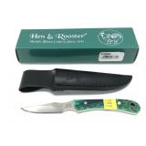 Hen & Rooster HR-5025AGB knife with leather