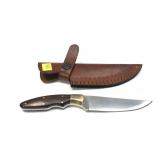 Schrade PH3 hunting knife with leather sheath
