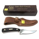 Schrade Old Timer 152  knife with leather sheath