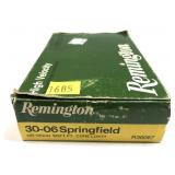 Box of .30-06 SPRG 220-grain SP Core-Lokt