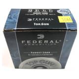 Box of 12 Ga. 2.75" No. 7.5 Federal target loads,