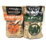 Lot: 2 bags of Western BBQ smoking chips -
