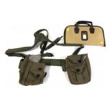 Lot: High Standard Pistol Case and Military