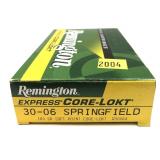 Box of .30-06 Sprg. 180-grain SP Core-Lokt