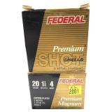 x2- Boxes of 20 ga. 3" No. 4 Federal premium