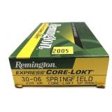 Box of .30-06 Sprg. 220-grain Core-Lokt SP