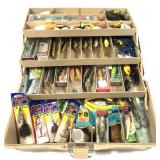 Fennwick Tackle Box with contents includes