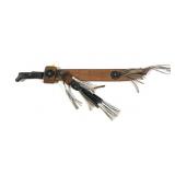 Machete in leather sheath marked Honduras, 27"