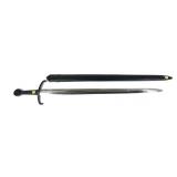 Sword with scabbard, 41 1/2" overall length