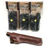 Lot, 3 Magpul MS1 slings and Triple K leather