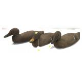 Lot: 3- Wooden Carved Decoys