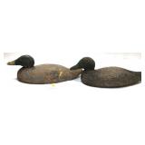 Lot: 2- Wooden Carved Decoys