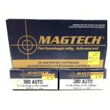 x3- Boxes of .380 Auto 95-grain FMC Magtech