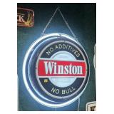 Winston double sided light up neon sign,