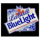 Labatt Blue Light tin sign,