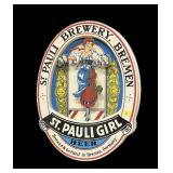 Vintage St. Pauli Brewery light up beer sign,