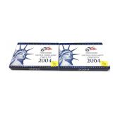 x2- 2004 Proof sets -x2 sets-Sold by the piece,
