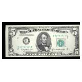 $5 Federal Reserve note series of 1950D