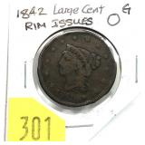 1842 U.S. Large cent
