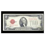 $2 red seal, series of 1928